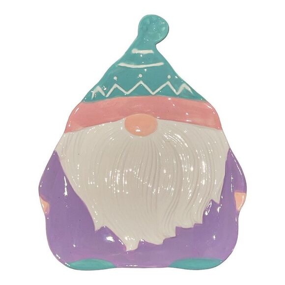 Finch +  Robin gnome plate - Picture 1 of 2